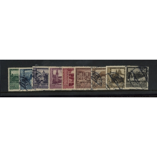 29 - 1923 Artists Charity Fund set used. SG 554-562 Cat �130 (9)