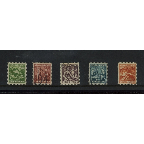 30 - 1924 Artists Charity Fund set used. SG 563-7 Cat �100 (5)