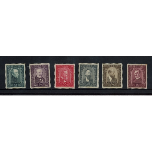 40 - 1932 Austrian Painters set lightly M/M. SG 693-698 Cat �200 (6)