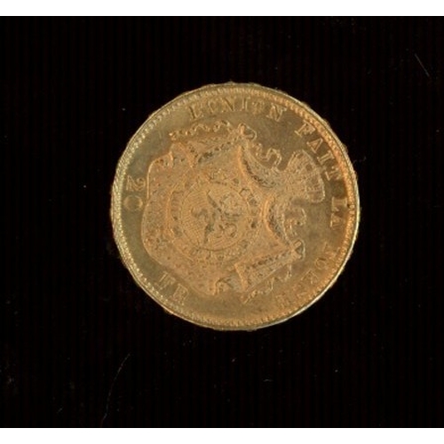 102 - Belgium 1875 Gold 20 Fr.