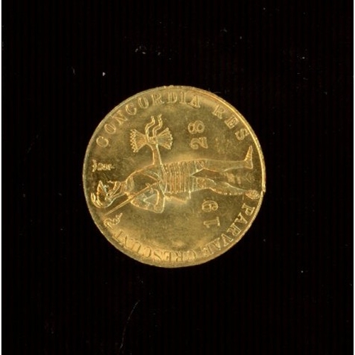 117 - Netherlands 1928 Gold 1 ducat