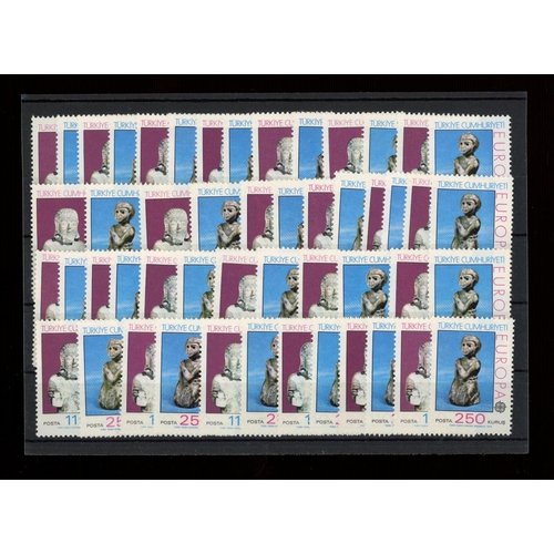 350 - 1974 Europa set U/M x 25. SG 2482-3 Cat ï¿½431 (50)