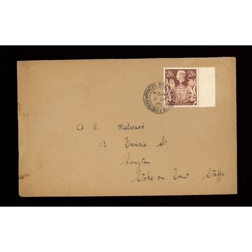 532 - 1939 2/6d brown on plain FDC with Princes Risborough Aylesbury CDS dated 3 SP 39 = one day early. Ha... 