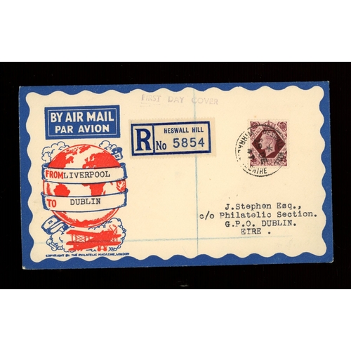 537 - 1947 11d plum on Philatelic Magazine FDC with Heswall Hill reg CDS. Typed address, fine. Cat ï¿½175