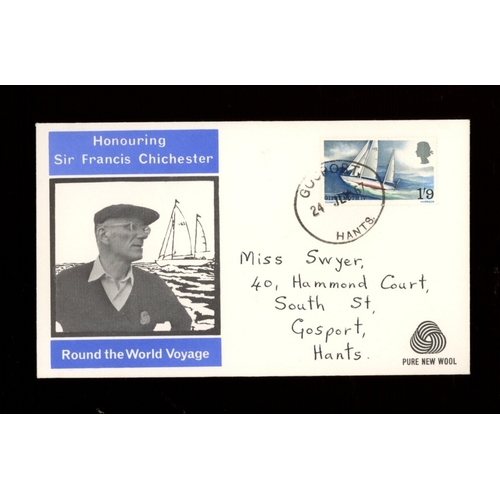 547 - 1967 Chichester illustrated FDC with Gosport CDS. Handwritten address, fine. Cat ï¿½450