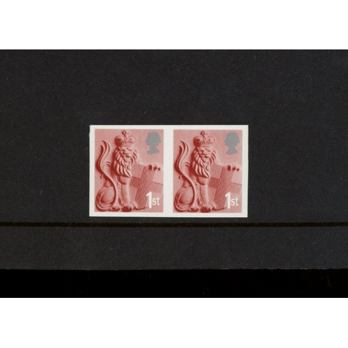 810 - England 2003 1st (Type II) imperforate horizontal pair. U/M, fine. SG EN7a Cat £250