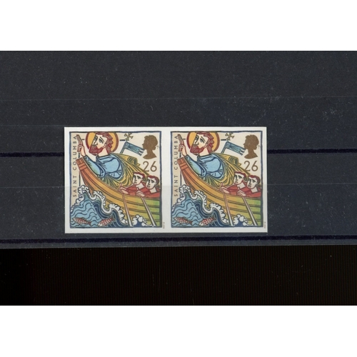 592 - 1997 Religious Anniversaries 26p imperforate horizontal pair. U/M, fine. SG 1972a Cat £1100