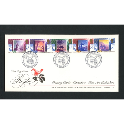293 - Royle Royle Royle London N1 (Arlington) Official FDC. Scott estimates 25 sets exist. Cat £300. UA (s... 