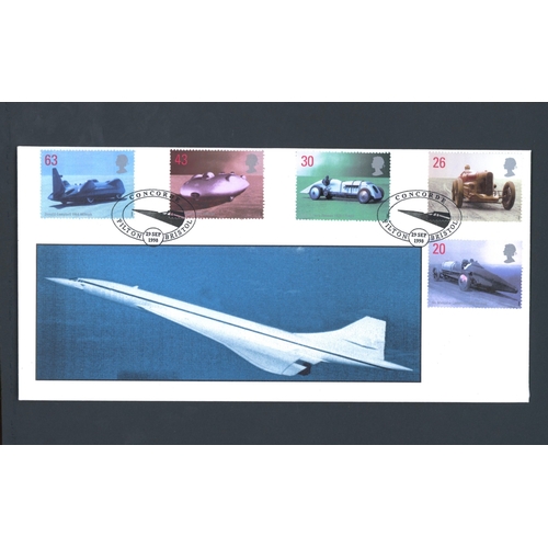 411 - Concorde Filton Bristol (R.Pratten) Official FDC. Numbered 14 of only 16 covers. Cat £100. UA (see p... 