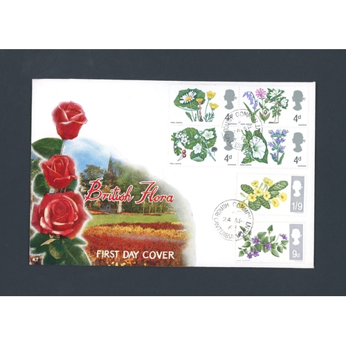 73 - (Ord) Connoisseur FDC with Rough Common CDS. Relevant unrecorded CDS. UA (see photo)