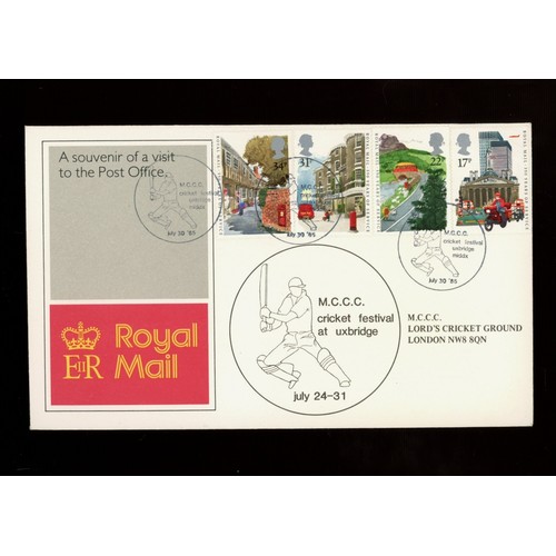 M.C.C.C. Cricket Festival at Uxbridge (Royal Mail) Official FDC. Very rare. AP