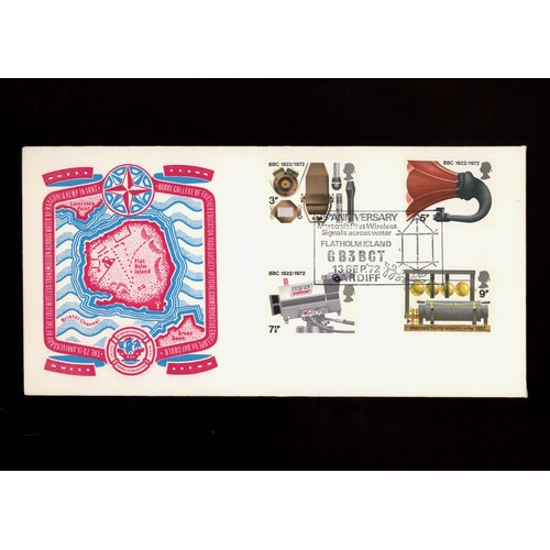 Flatholm Island Cardiff (Barry College) Official FDC. Cat &pound;200. UA