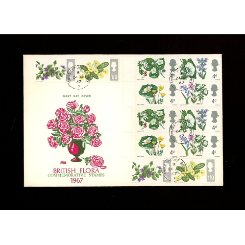 61 - Ordinary & Phosphor sets together on Philart FDC with Swiss Cottage NW3 CDS. Cat &pound;65. UA