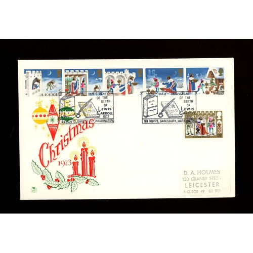 Stuart FDC with Lewis Carroll Daresbury special H/S. Cat &pound;250. APL