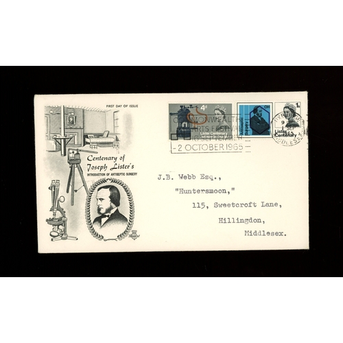 (Ord) Stuart FDC with Uxbridge slogan "Commonwealth Arts Festival ". Cat &pound;230. AT