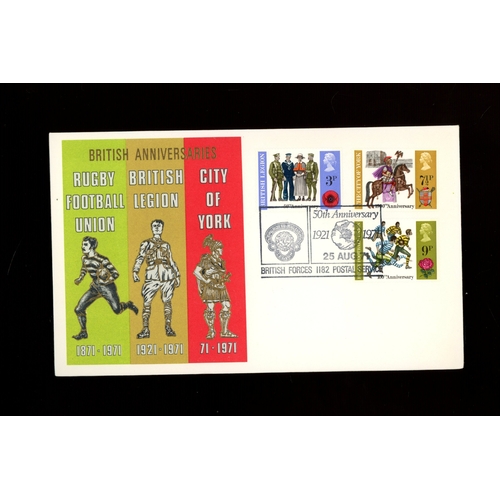 Thames FDC with Royal British Legion 50th Anniversary BFPS 1182 special H/S. Cat &pound;275. UA