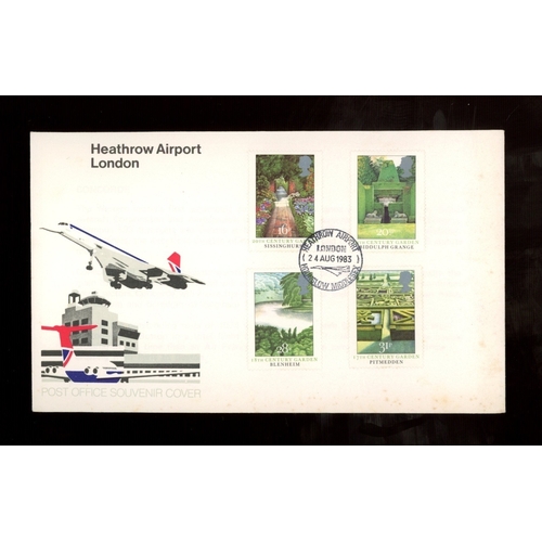178 - Heathrow Airport London Hounslow Official FDC. Some toning but very scarce. UA