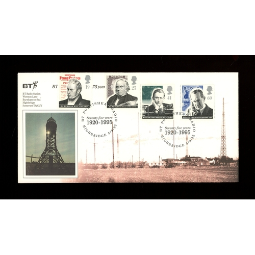 244 - BT Portishead Radio Highbridge Official FDC. Cat £60. AP