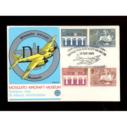 186 - Mosquito Aircraft Museum Hatfield (MAM 8 Scott listed Official FDC. Numbered 56 of 125 covers. Cat £... 