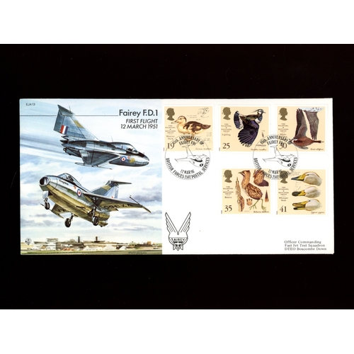 45th Anniversary of Fairey FD1 BFPS 2502 Official FDC. Cat &pound;350. AP (see photo)