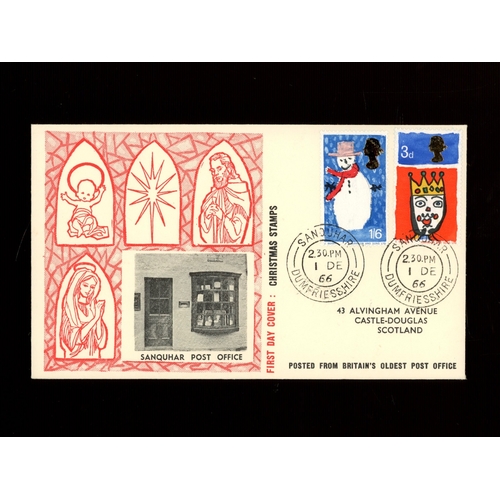 53 - (Ord) Sanquhar Post Office FDC with Sanquhar CDS. Cat £150. AP (see photo)
