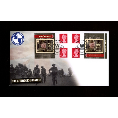 375 - Self adhesive booklet on Buckingham FDC with Albany Street London special H/S. UA