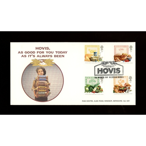 Hovis Windsor (Arlington) Official FDC. Scott estimates 20 covers. AP (see photo)