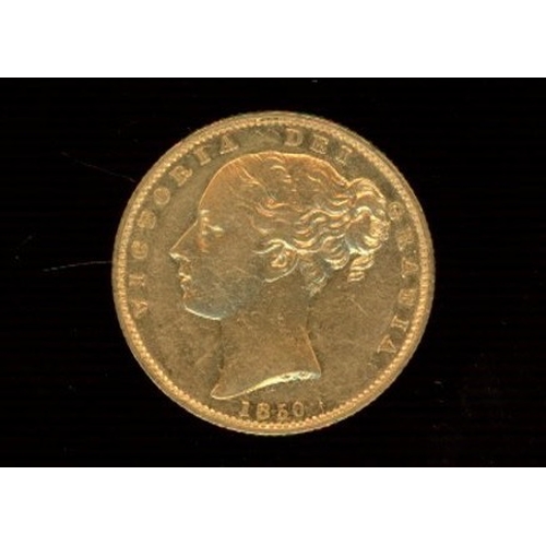 1850 Gold Sovereign (see photo)