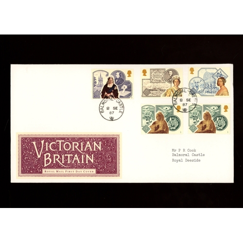 Royal Mail FDC with Balmoral Castle CDS. Cat &pound;350. AT (see photo)