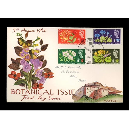 (Ord) Connoisseur FDC with Tenth International Botanical Congress Edinburgh special H/S. Cat &pound;300. AP (see photo)