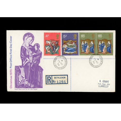 Post Office FDC with Bethlehem reg CDS. Cat &pound;250. AL (see photo)