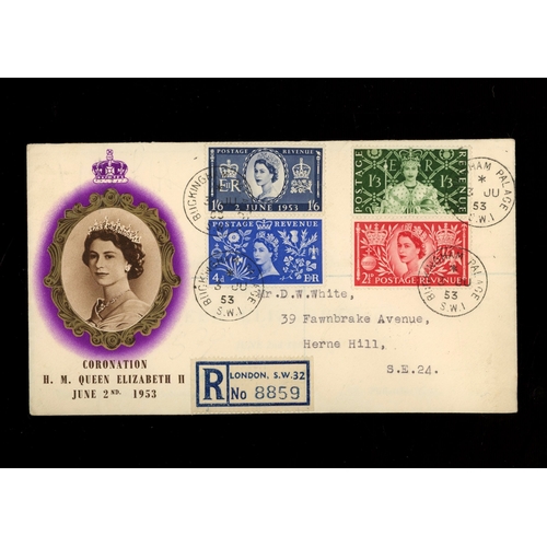 BPA/PTS FDC with Buckingham Palace reg CDS. Cat £2500. AT (see photo)