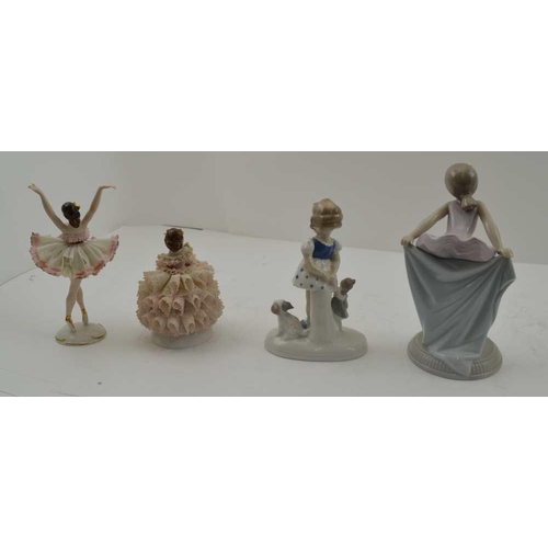 114 - A ROYAL DOULTON CERAMIC FIGURINE, Penny HN2338, 12cm high, together with a collection of various cer... 