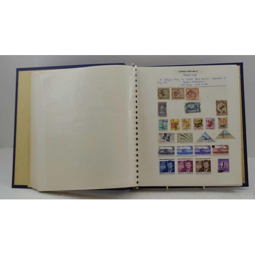 207 - A CLEAN COLLECTION OF WORLD STAMPS in fine loose leaf album, good numbers 