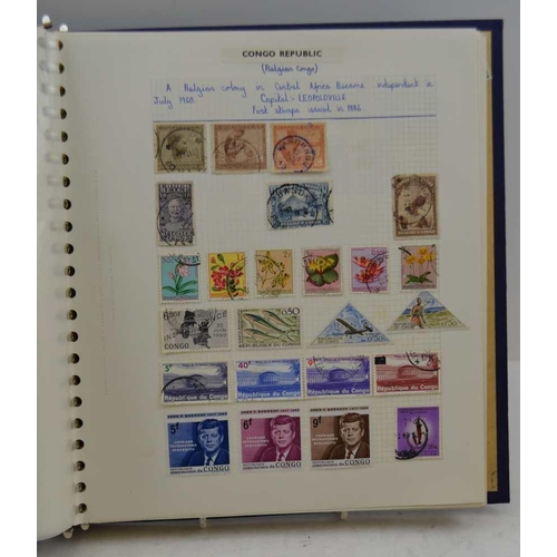 207 - A CLEAN COLLECTION OF WORLD STAMPS in fine loose leaf album, good numbers 