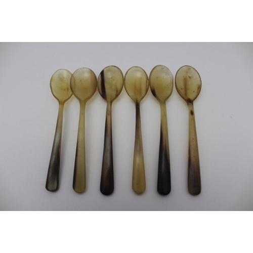 22 - A collection of various wares to include; six long handled South American mate spoons, each with a v... 