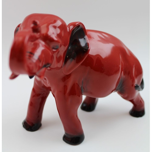 80 - A Royal Doulton Flambe Elephant, 13cm high