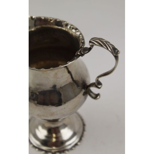 30 - Nathaniel Appleton & Ann Smith, a George III silver cream jug, London 1782, 65g