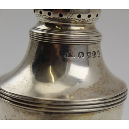 31 - John Merry, a George III silver sugar caster, London 1806, 102g