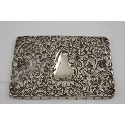 34 - William Comyns, a Victorian silver tray, London 1900, 288g