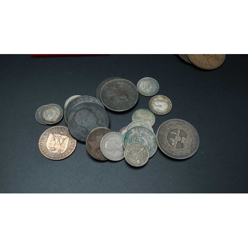 479 - A quantity of GB and South African coins, includes a 1775 half penny, other coins various include cr... 