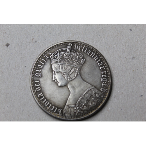 139 - A reproduction silver Queen Victoria 