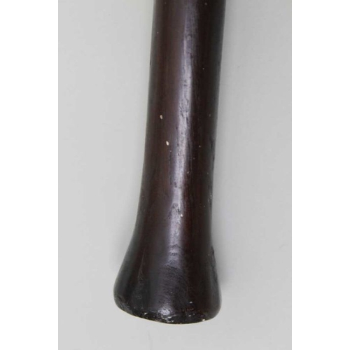 276 - A 20th century South African Zulu nobkerie of plain form, 70cm