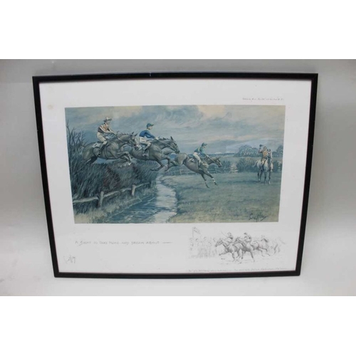 306 - After Snaffles (Charlie Johnson Payne)(British 1884-1967) - 'The Grand National - The Canal Turn', p... 