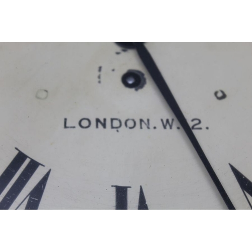 475 - A 19th century mahogany cased wall clock the dial with Roman numerals, inscribed Camerer Cuss & Co. ... 