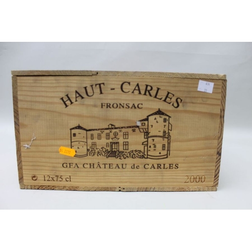 119 - Haut-Carles Fronsac 2000, 1 case