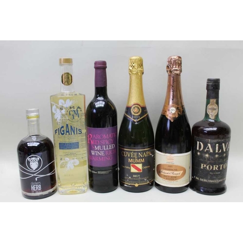 58 - Mumm Brut, 1 bottle 

1985 Charles Heidseick Brut Rose, 1 bottle 

1968 Dalva LB Vintage Port, 1 bot... 