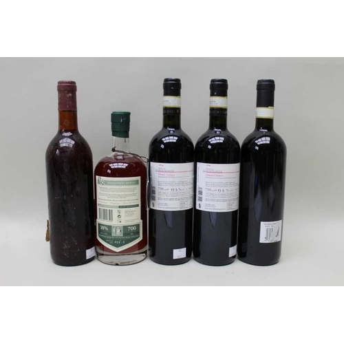 64 - 1971 Vin Santo, 1 bottle 

2014 Chianti Classico, 2 bottles

2012 Montepulciano, 1 bottle

Baron Ver... 