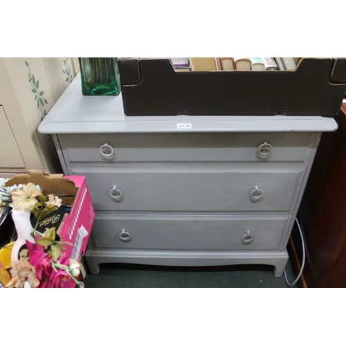 106 - A painted Stag chest of drawers