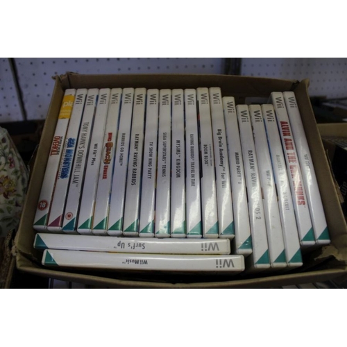 109 - A box of Wii games